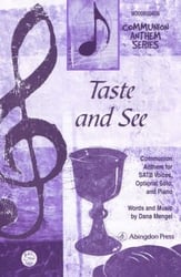 Taste and See SATB choral sheet music cover